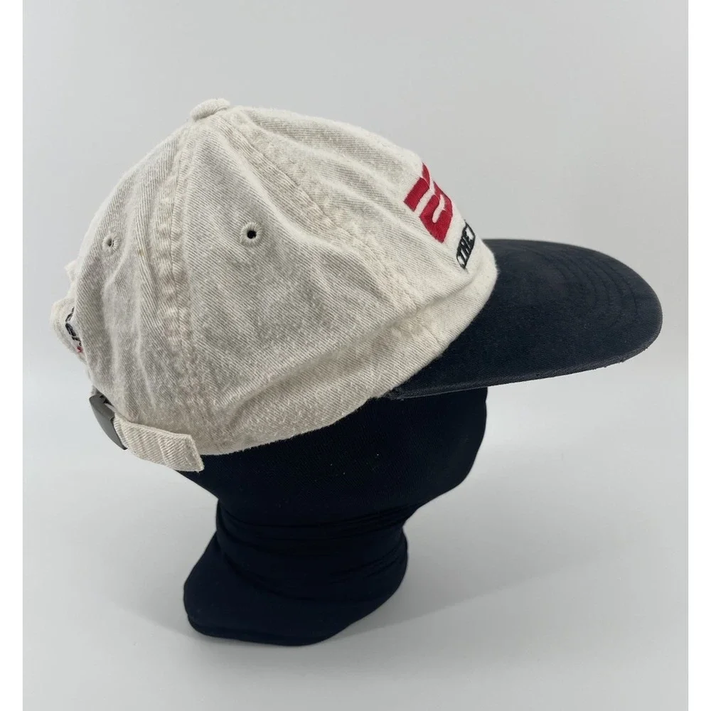 Vintage ESPN‎ The Magazine Strapback Hat Cap Cotton White  Black
